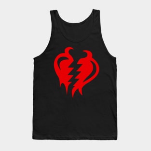 Torn heart Tank Top